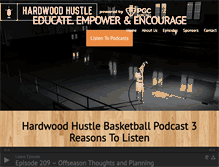 Tablet Screenshot of hardwoodhustle.com